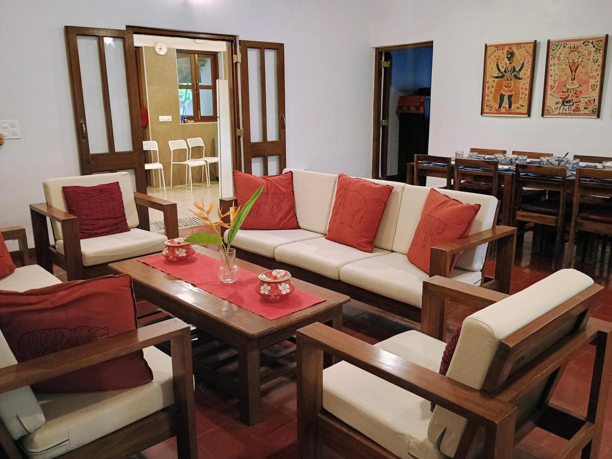 Banyan House - Luxurious 4 Bedroom Villa On One Acre, Near The Beach Nagaon  Eksteriør billede